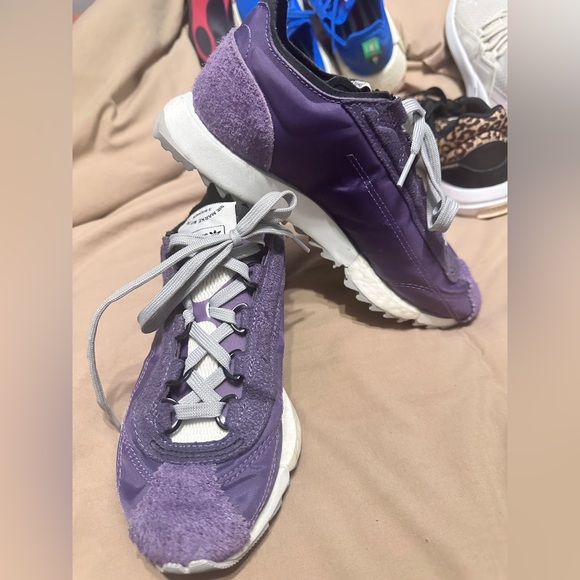 Adidas SL 7600 Tech Purple White EG6816 Womens Running Shoes - Picture 2 of 10